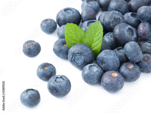 Blueberries background