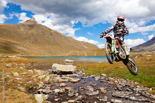 motocross in alta montagna