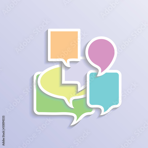 speech bubbles
