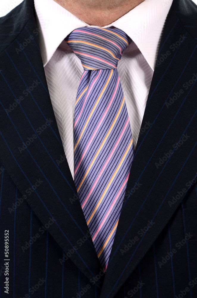 Closeup of suit and tie Closeup of suit and tie
