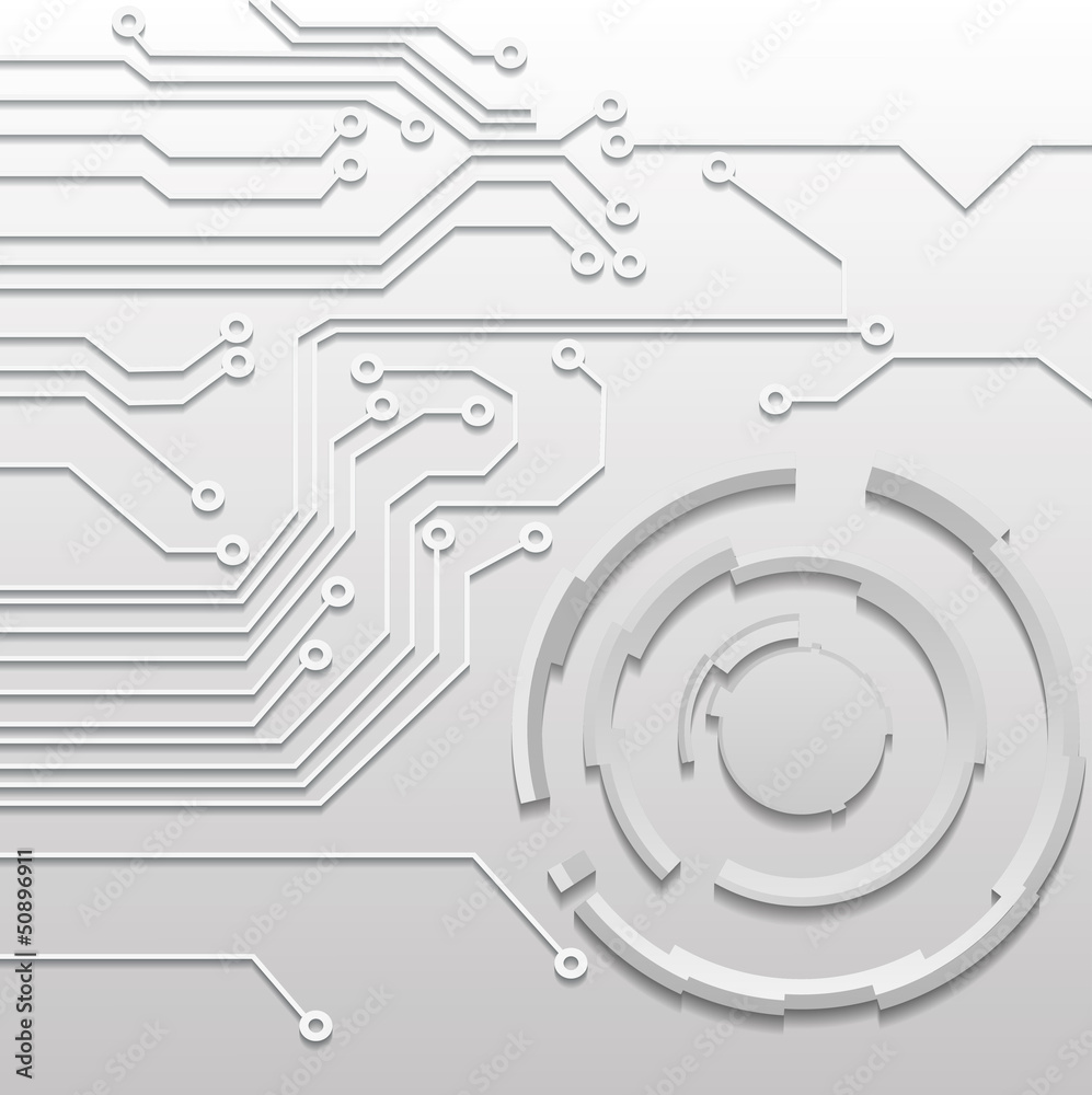 technology abstract background - vector illustration