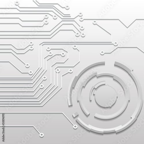 technology abstract background - vector illustration