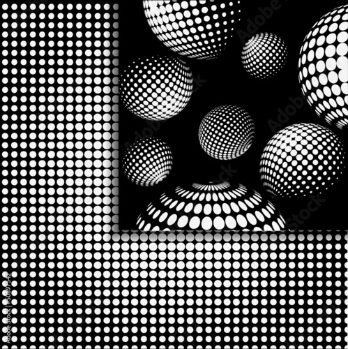 abstract background with halftones. vector illustration.