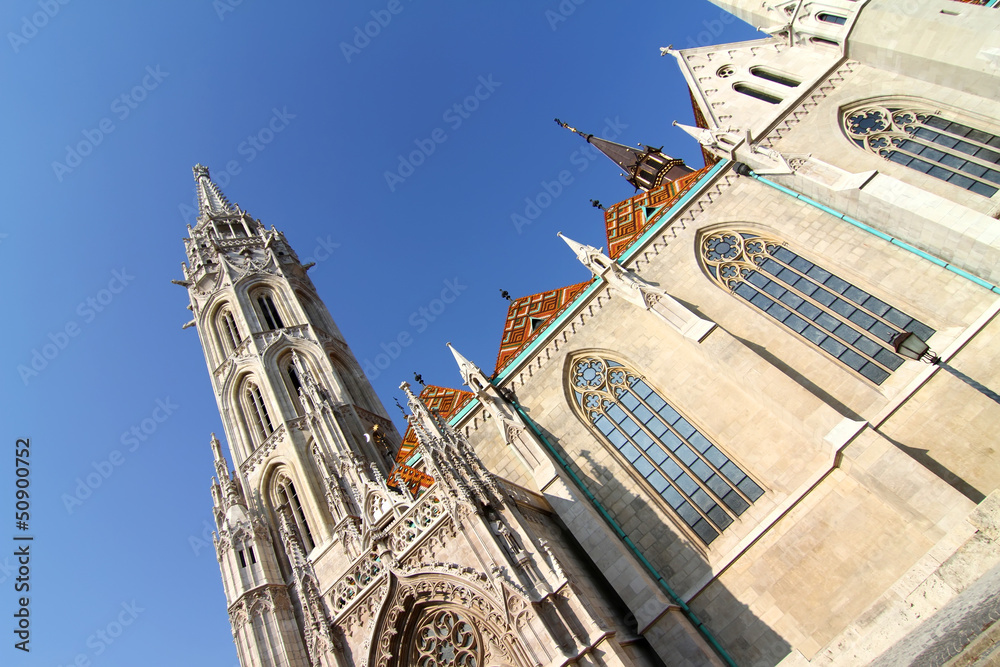 Naklejka premium Matthiaskirche in Budapest