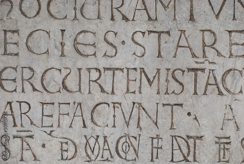 Latin Text Texture