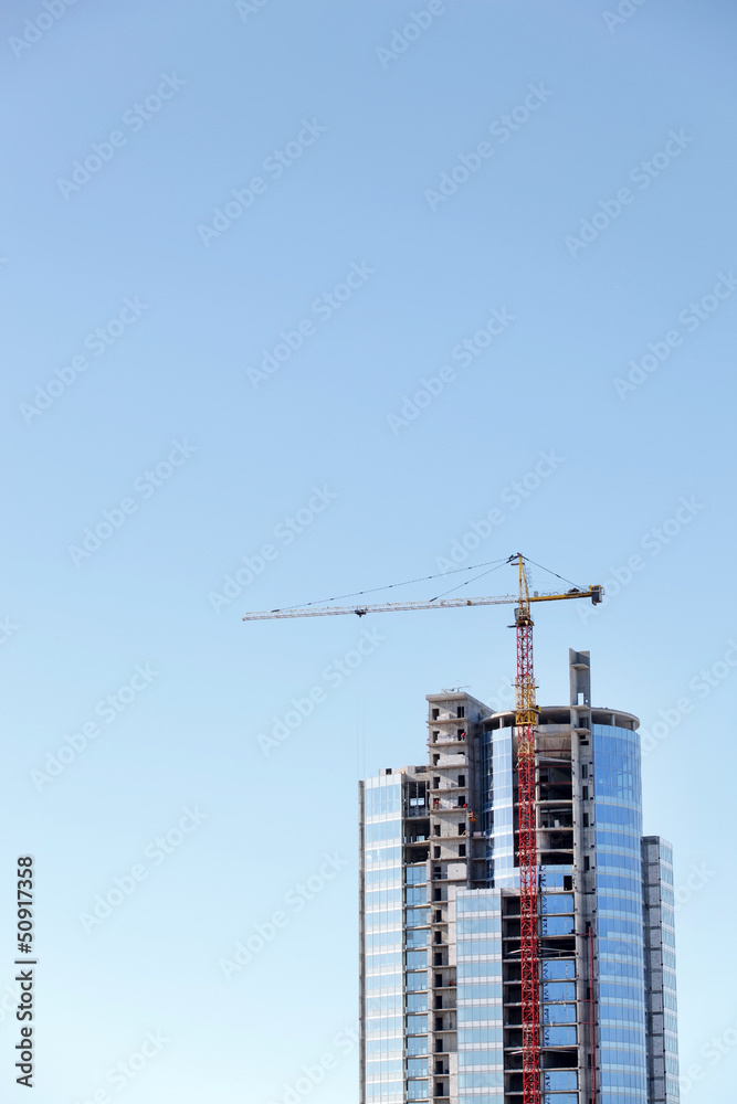 tall building under construction tall building under construction