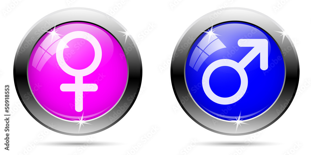 gender buttons set gender buttons set