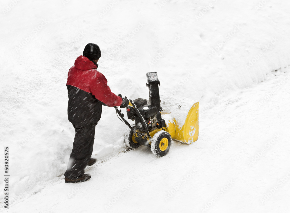 Fototapeta premium snow removal