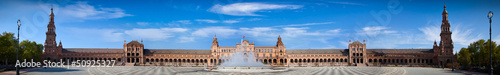 Plaza de Espana in Seville, Andalusia, Spain