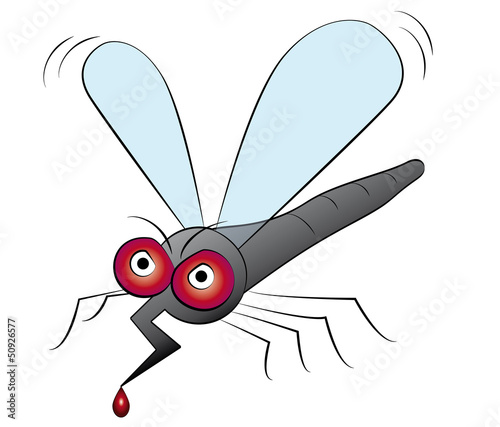 Mosquito blood drop