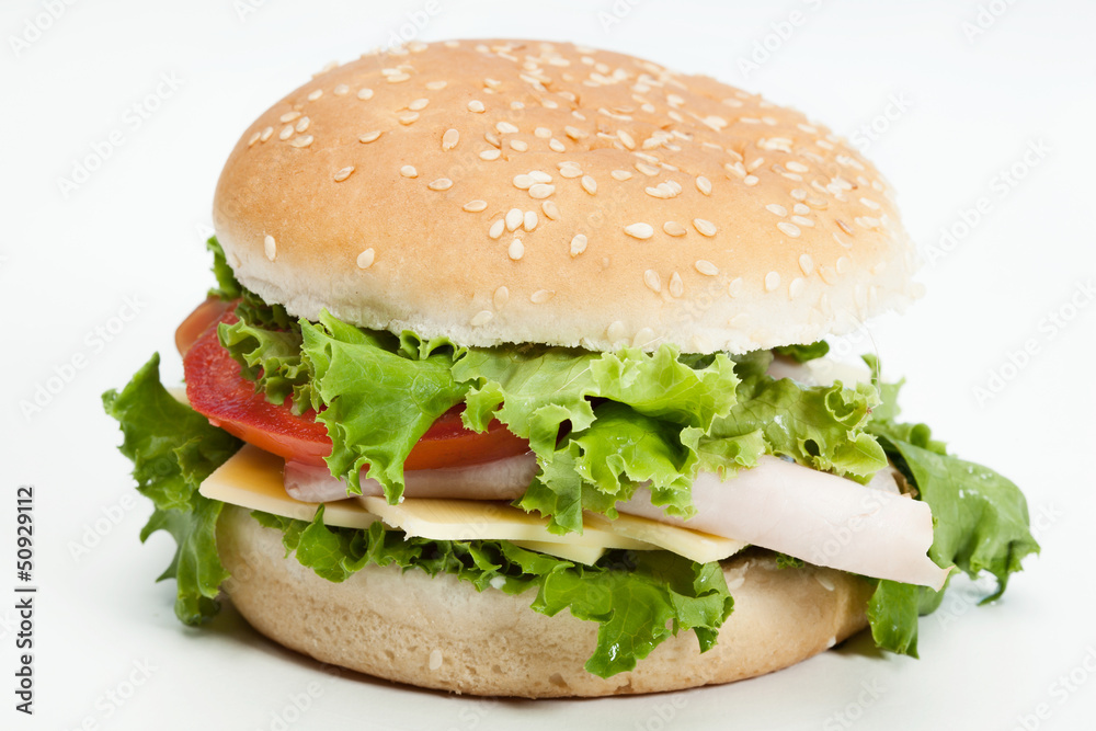 Sandwich on plate Sandwich on plate