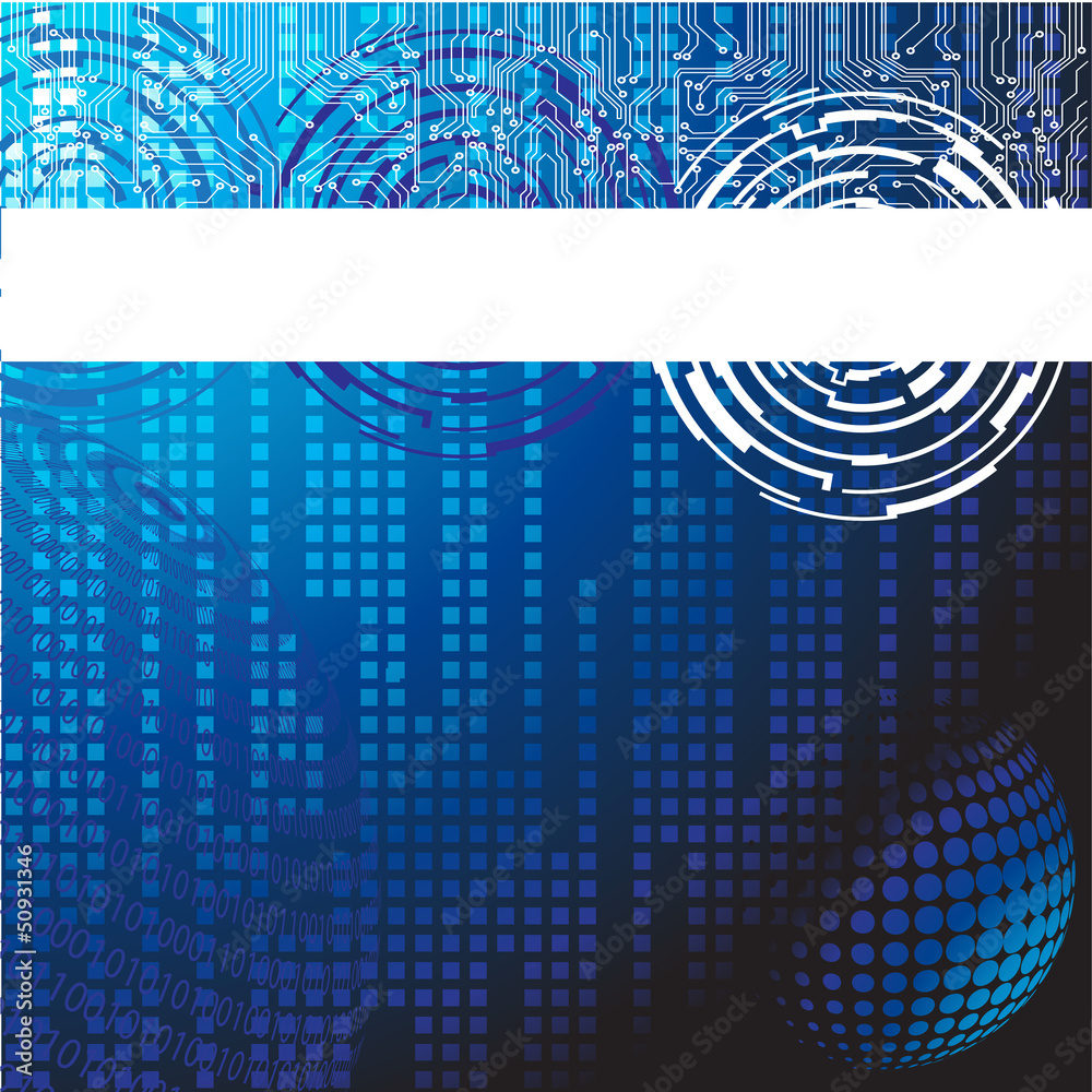 technology abstract background - vector illustration