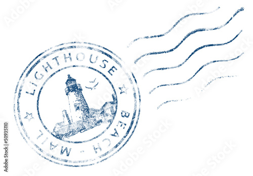 Stempel Lighthouse Beach Mail