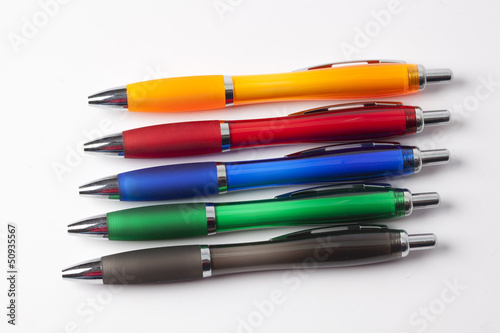 ballpoint in a row