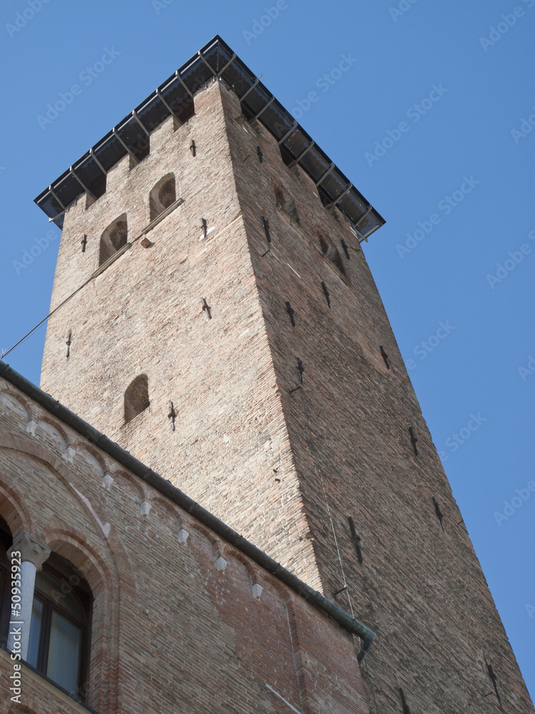 Padua, Italy: Old castle tower