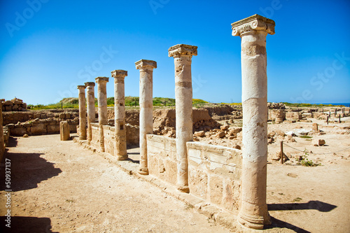 Nea Pafos, Ancient Columns