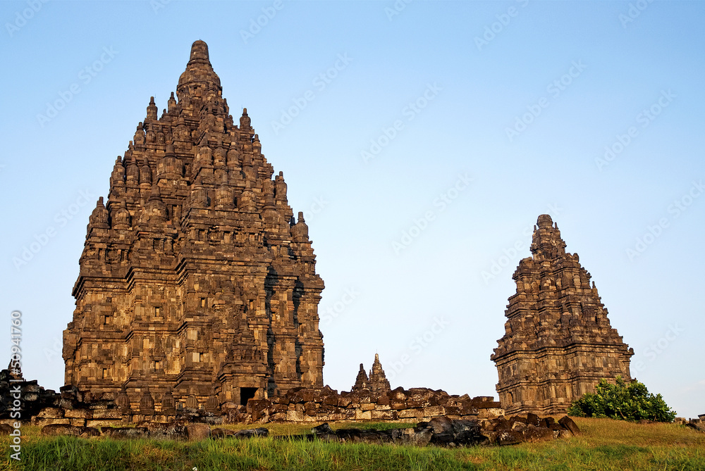 Prambanan temple in indonesia