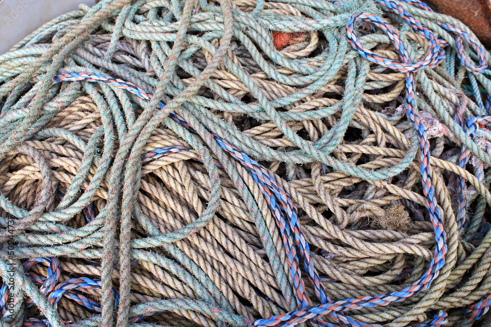 ropes on a quay