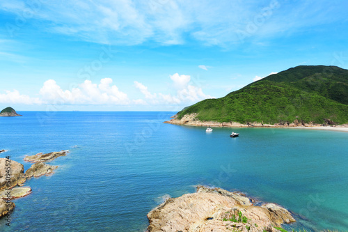 Sai Wan beach in Hong Kong