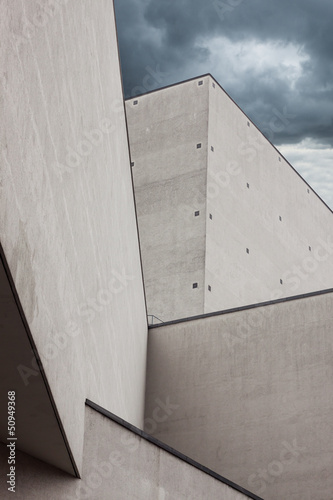 Architectural detail of a modern building