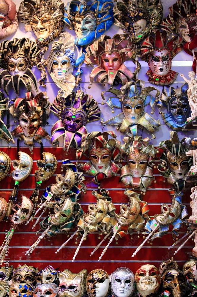 Fototapeta premium Venetian carnival masks
