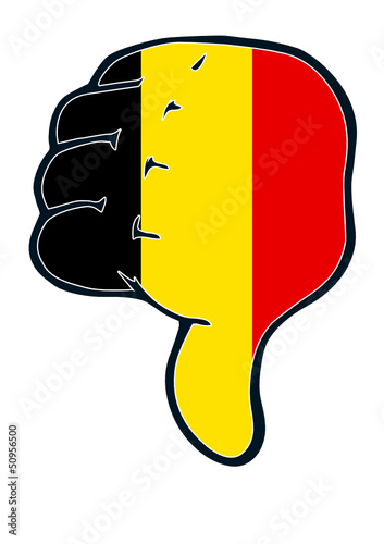 belgien thumb judgement down negativ