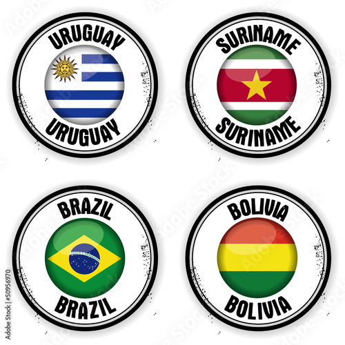 timbres Amérique du Sud