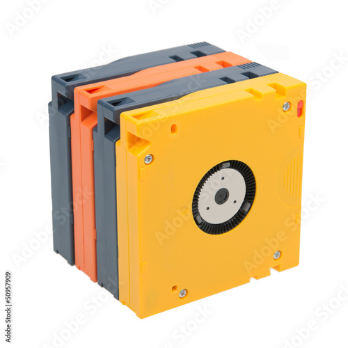 Four LTO Cartridges (corner view)