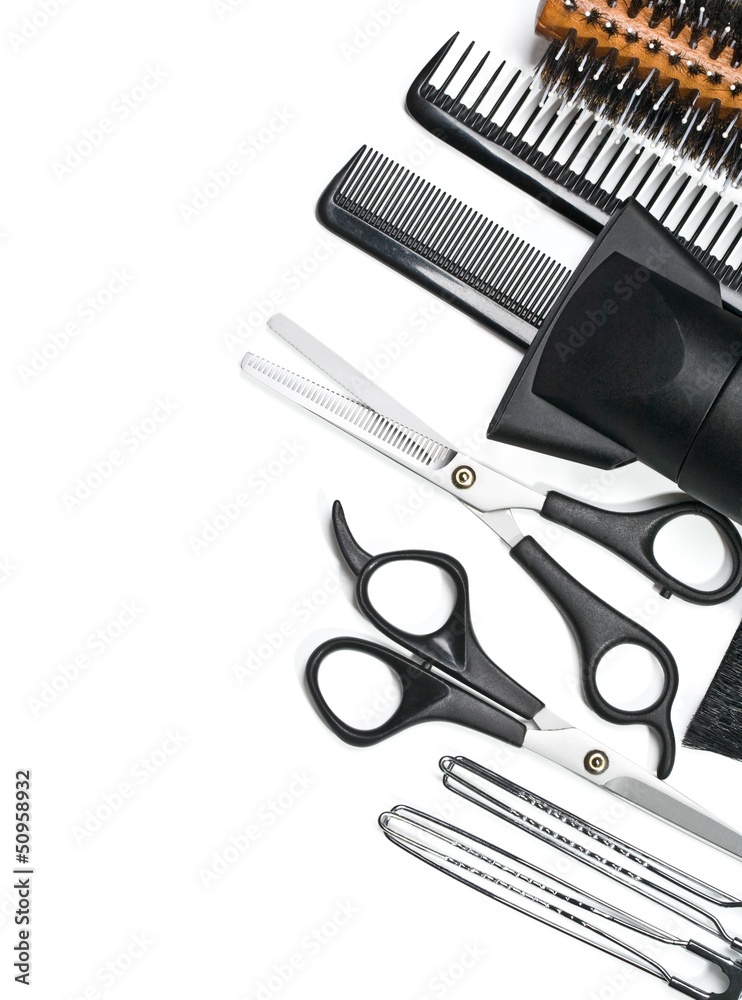 Fototapeta premium fryzjer