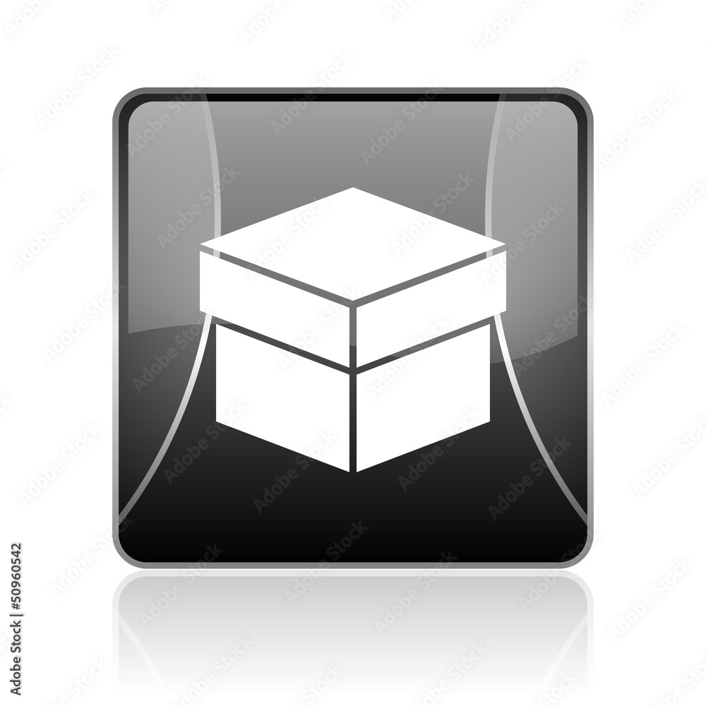 box black square web glossy icon box black square web glossy icon
