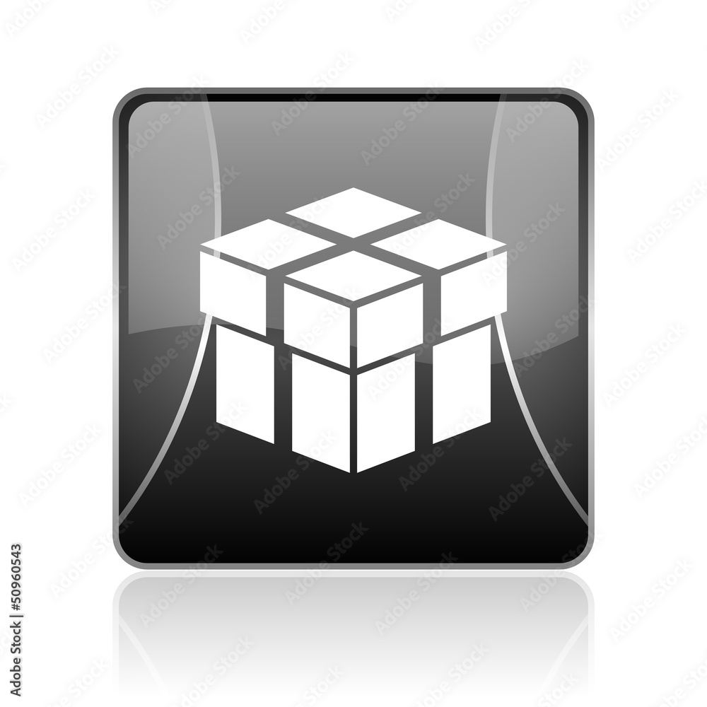box black square web glossy icon box black square web glossy icon