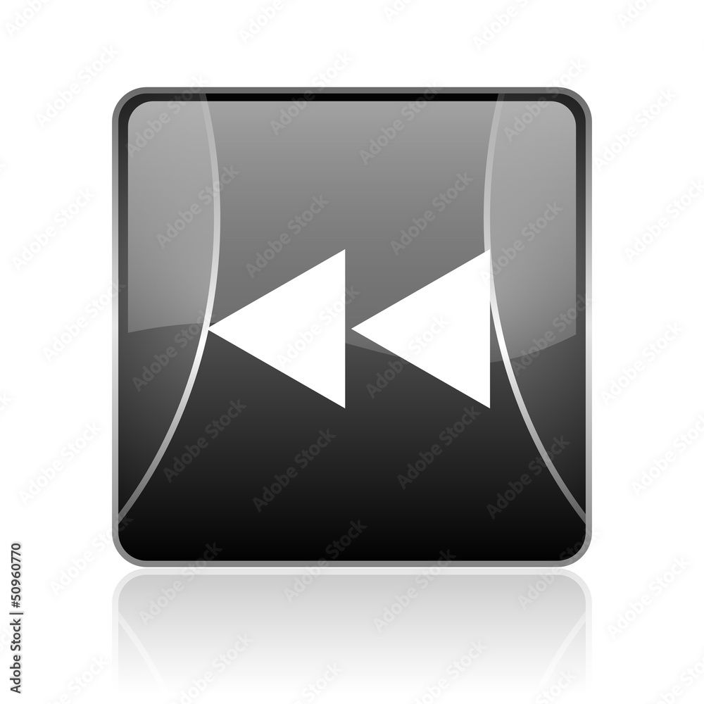 scroll black square web glossy icon scroll black square web glossy icon