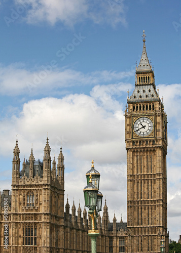 London, England, Parliament Building and Big Ben
