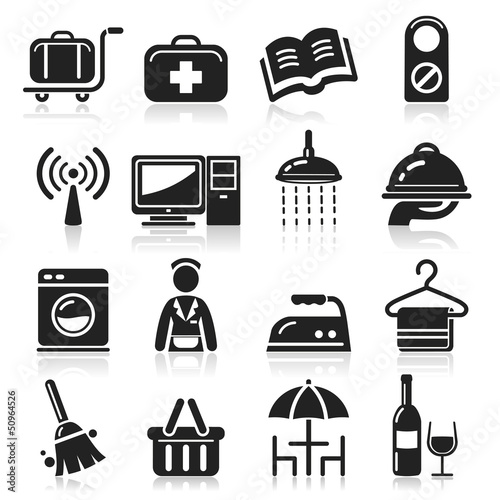 Hotel icons set4. vector eps 10