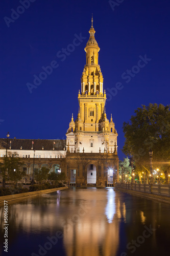 Plaza de Espana Tower in Seville