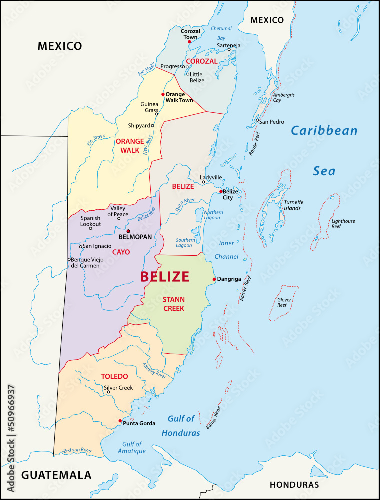 Belize Administrativ