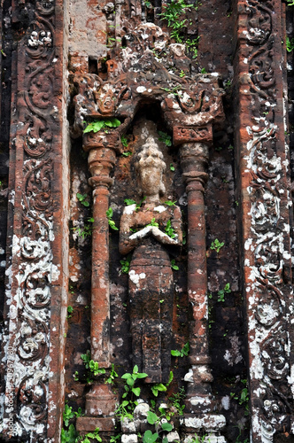 Relief of Hindu Temples at My Son in Vietnam