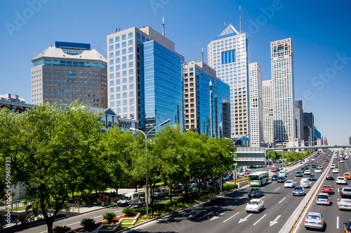 The central business district in beijing,China © 06photo