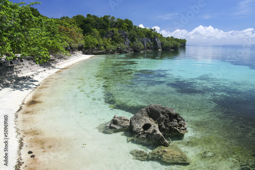 siquijor island beach concrete terrace photo