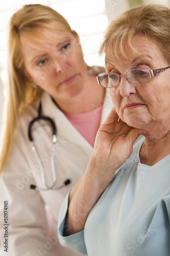 Senior Adult Woman Being Co...