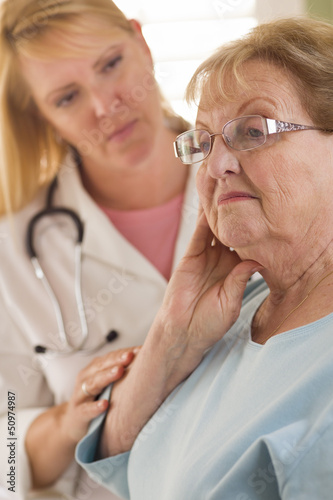 Senior Adult Woman Being Co...