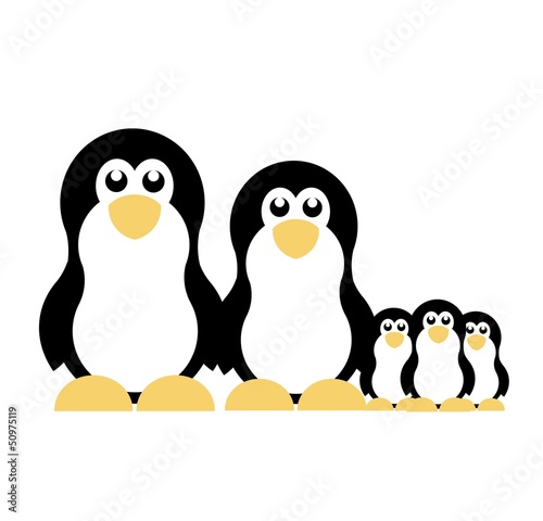 family of penguins