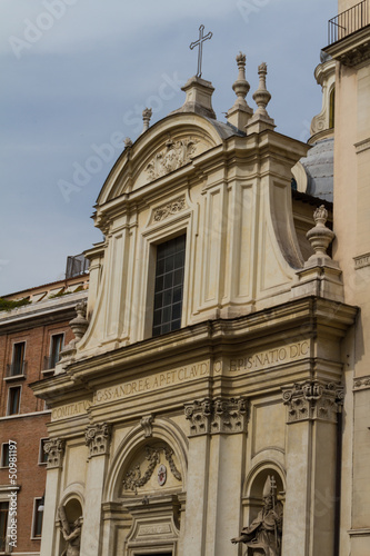 Great church in center of Rome, Italy.