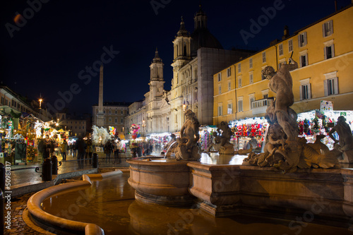 Piazza Navona night