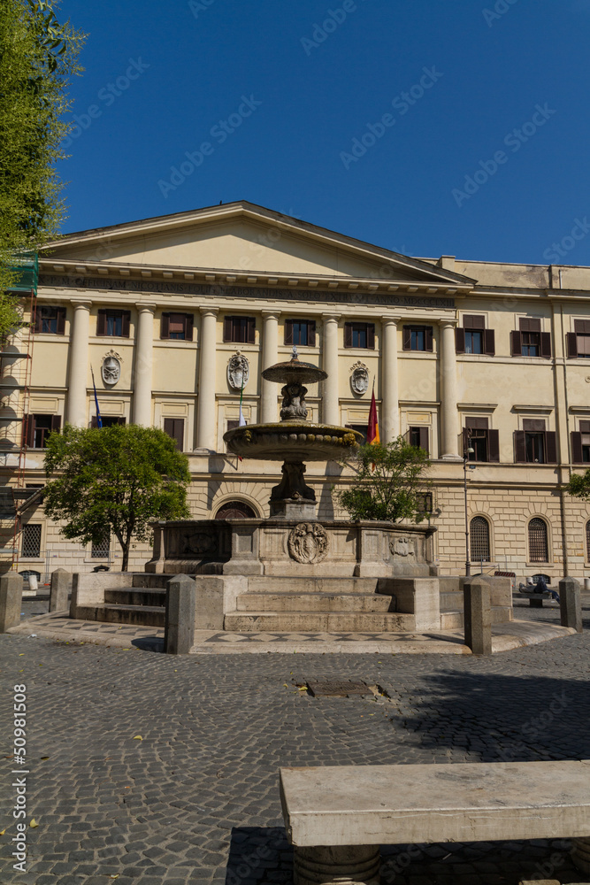 Rome, Italy. Typical architectural details of the old city