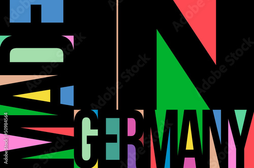 Made in Germany,  BAUHAUS inspired Design TEXT