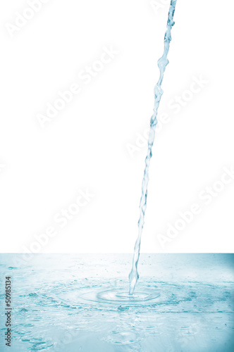 pouring water fresh watersplash