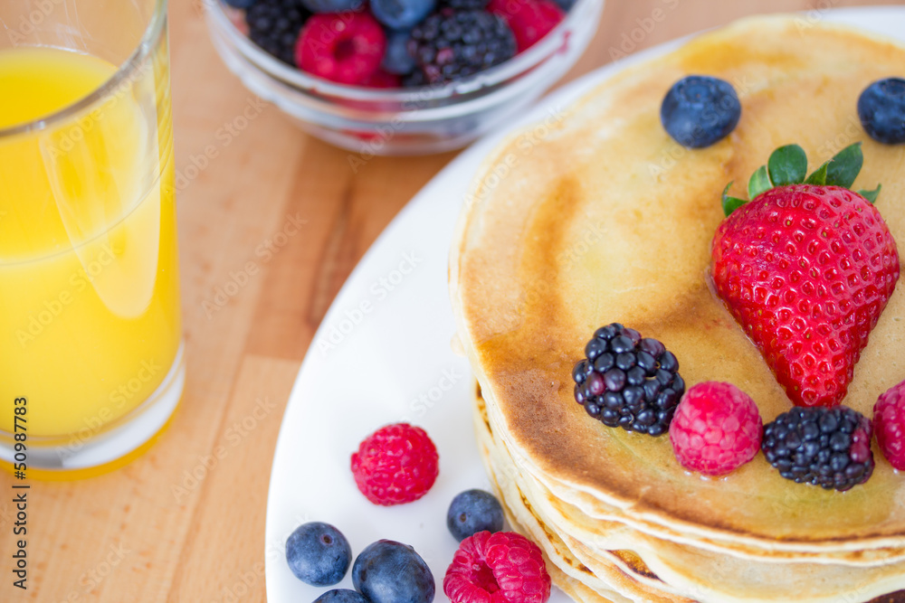 Homemade pancakes Homemade pancakes