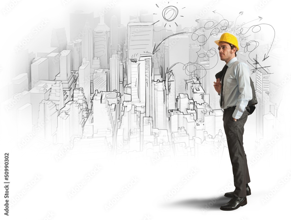 Sketch of an architect Sketch of an architect