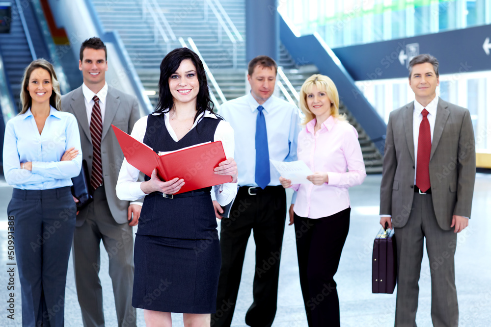 Business people team. Business people team.